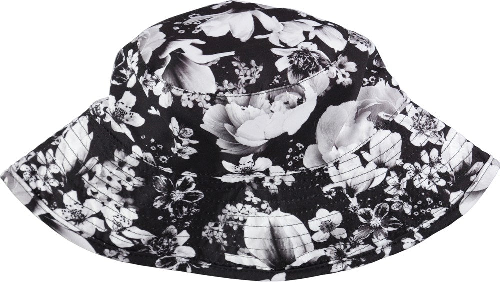 gorro verano Safari Black Floral  molo