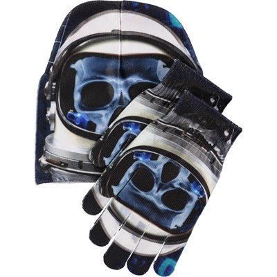 Conjunto gorro y guantes astronauta Kaya Cyberspace molo