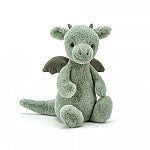 Dragon/ Bashful Dragon Jellycat 18x9 cm, peluches Jellycat, peluche Jellycat, toys Jellycat, muñecos Jellycat. Jellycat La Augustina Barcelona 