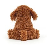 Cargar imagen en el visor de la galería, ¡Reduce la velocidad, Cooper Doodle Dog! Este cachorro lanudo y con volantes se quedará quieto si se lo pides, pero es probable que se levante y se aleje en el momento en que le des la espalda. ¡Oye, cuidado con el perchero! ¡Un arrancado con pelaje de color toffee, almohadillas de gamuza y orejas que saltan con el viento!
