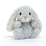 Conejito pequeño peluche gris  /  Yummy Bunny Tulip Silver Jellycat 12x8cm